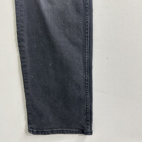 Vintage Guess Jeans Slim Straight Men's Size 38x31 Faded Black Distressed - Picture 11 of 11